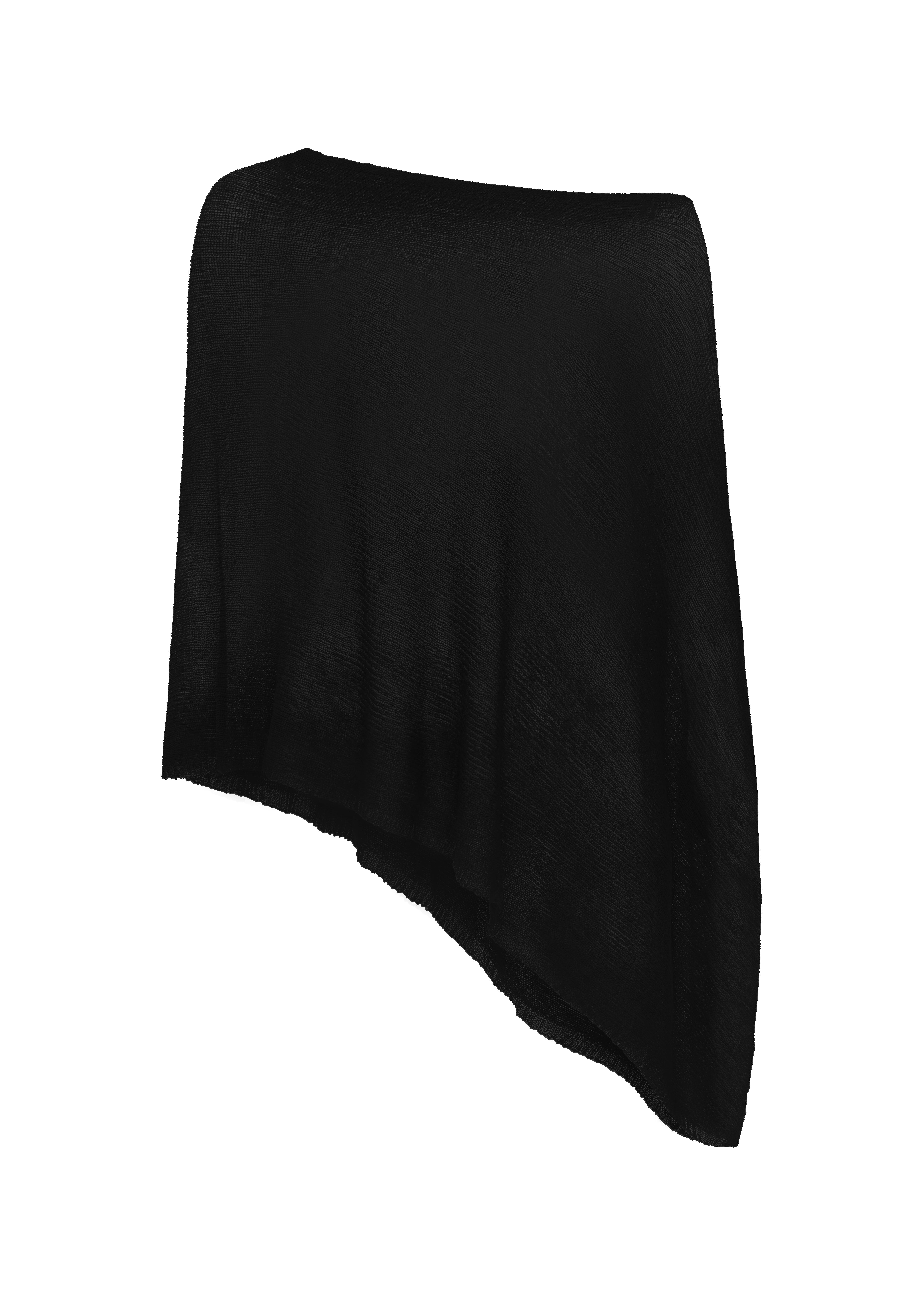 Black cape on a white background.