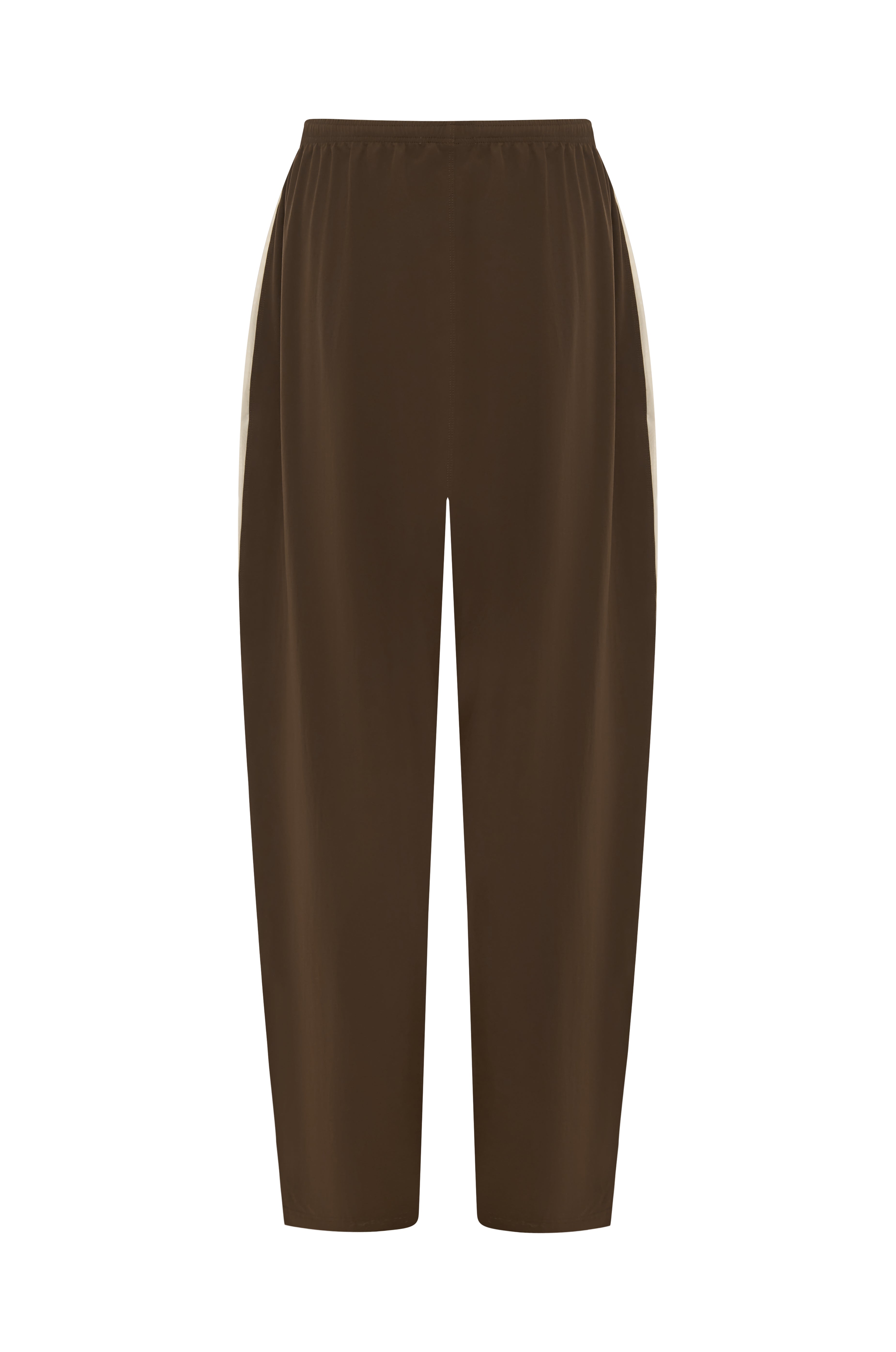 Brown pants on a white background