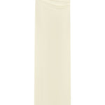  Ivory maxi skirt on a white background.