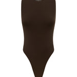 Brown bodysuit on a white background